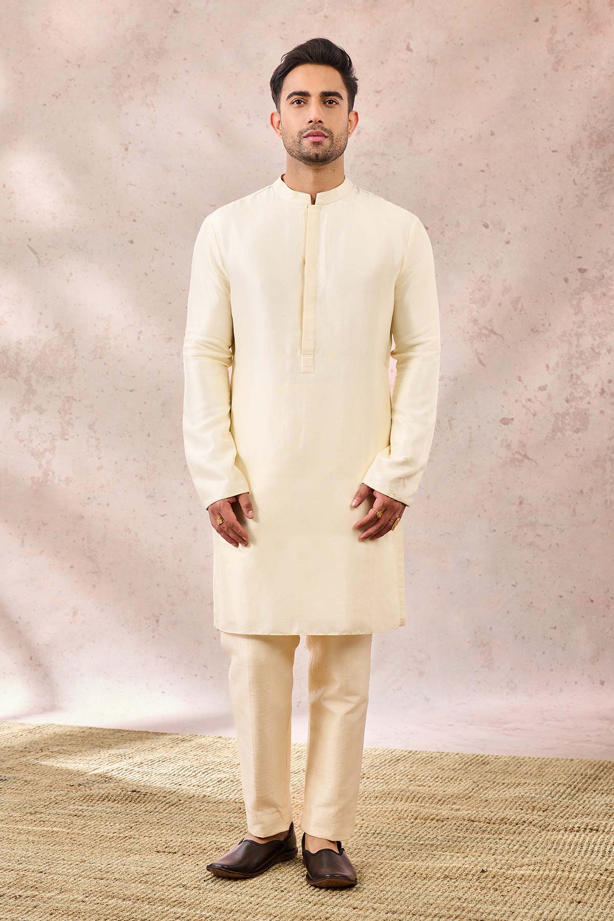 IVORY BAGH E BAHAR SHERWANI SET