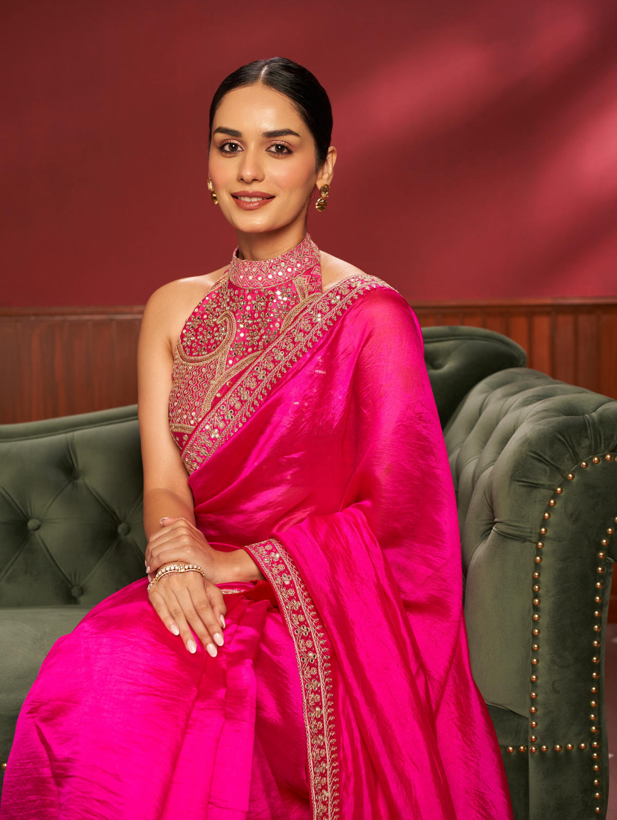 Classic Embroidered Saree Set