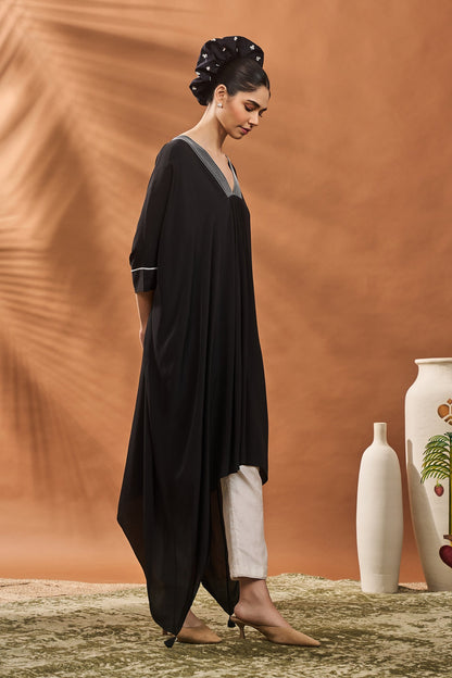 BLACK ALL FOURS TUNIC SET