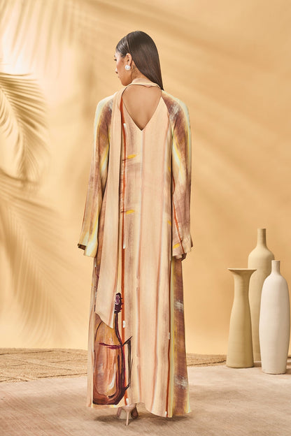 Rustic Strokes Reversible Kaftan