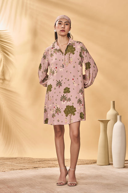 Pink Pirouette Picnic Mini Dress