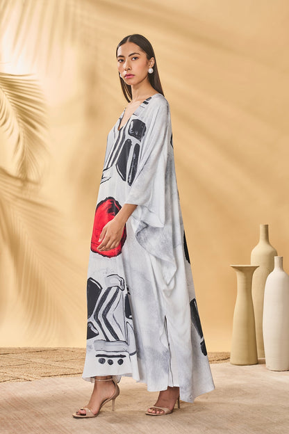White Noise Kaftan
