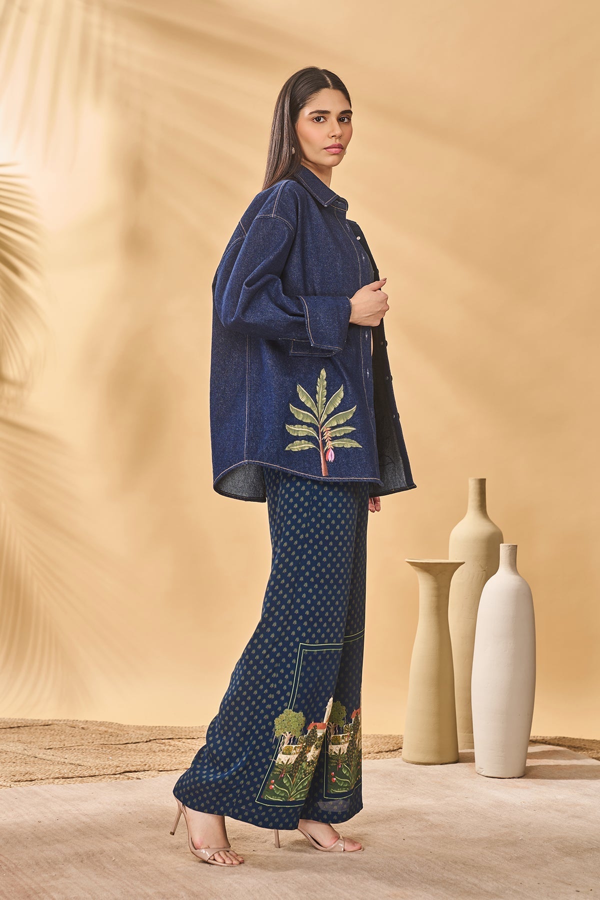 Midnight Holiday Home Shirt Trouser Set