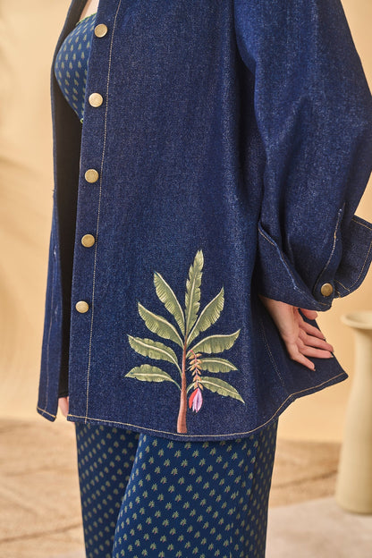 Midnight Holiday Home Shirt Trouser Set