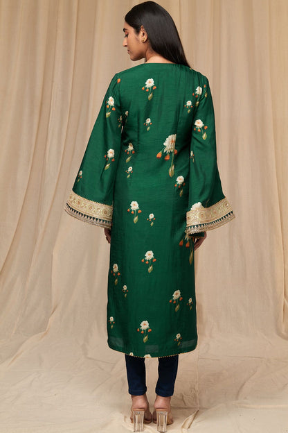 Bottle Green Buttercup Kurta