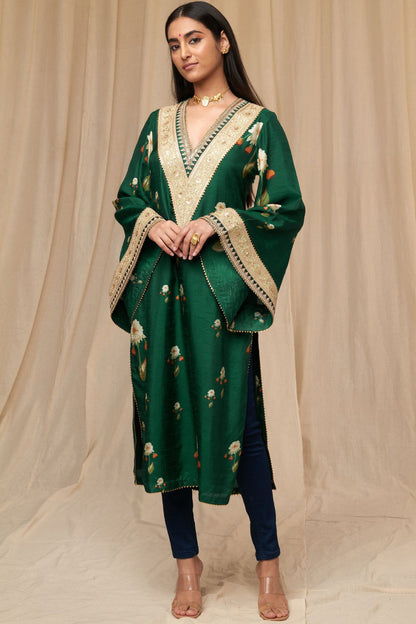 Bottle Green Buttercup Kurta