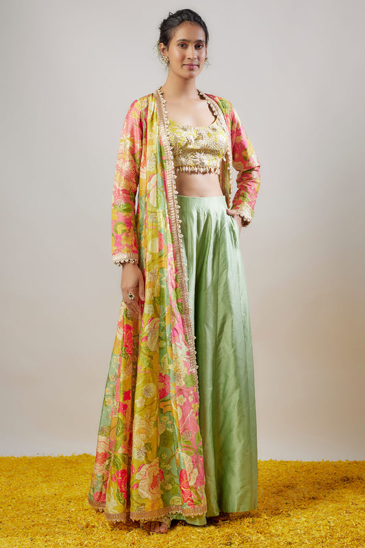 Parul Jacket Pant Set