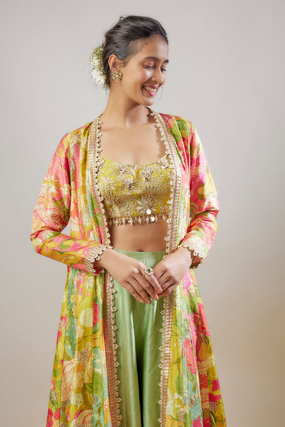 Parul Jacket Pant Set