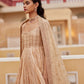 Buttercup Strappy Anarkali Paired With Gharara & Dupatta