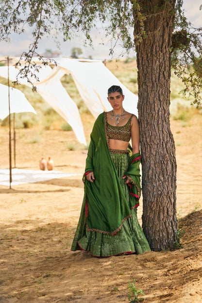 Bandhani Lehenga Set