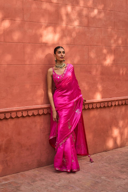 Classic Embroidered Saree Set