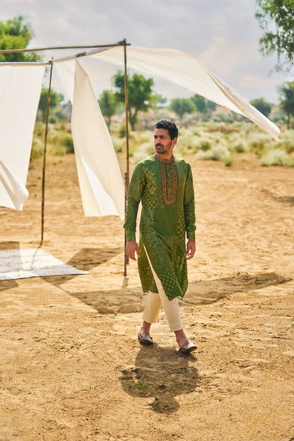 Bandhani Kurta Set