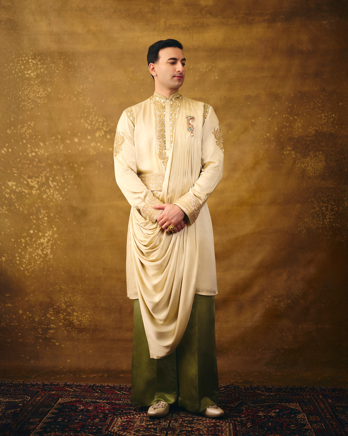 Rishab Rikhiram Sharma in Shiv Kurta Set