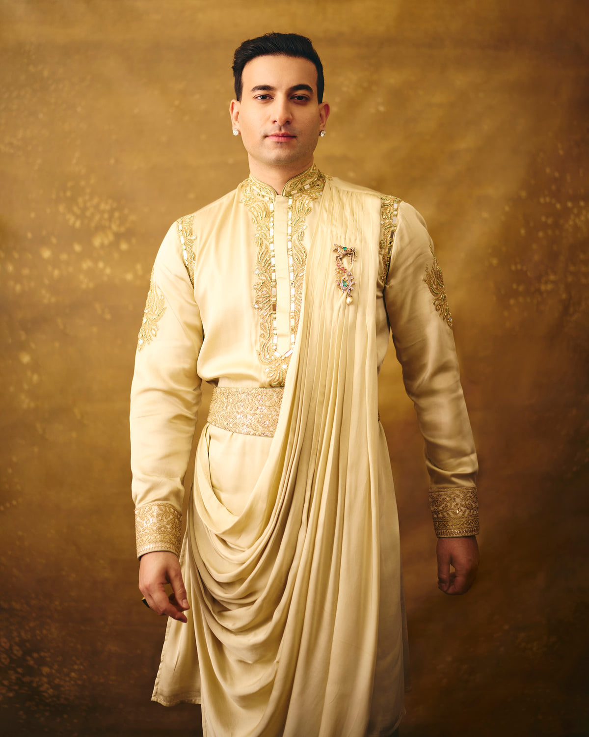 Rishab Rikhiram Sharma in Shiv Kurta Set