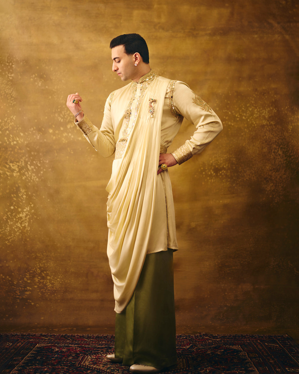 Rishab Rikhiram Sharma in Shiv Kurta Set