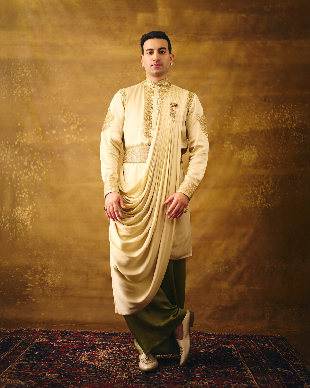Rishab Rikhiram Sharma in Shiv Kurta Set