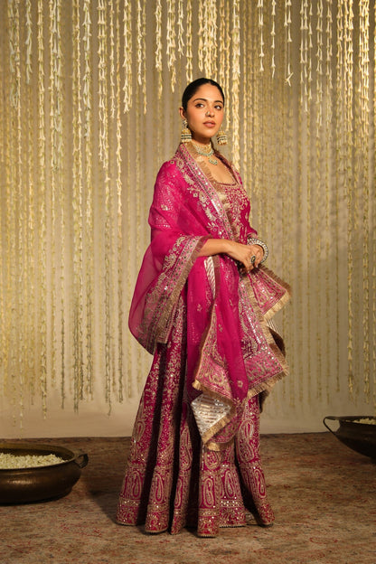 Mazneen - Hotpink Sharara