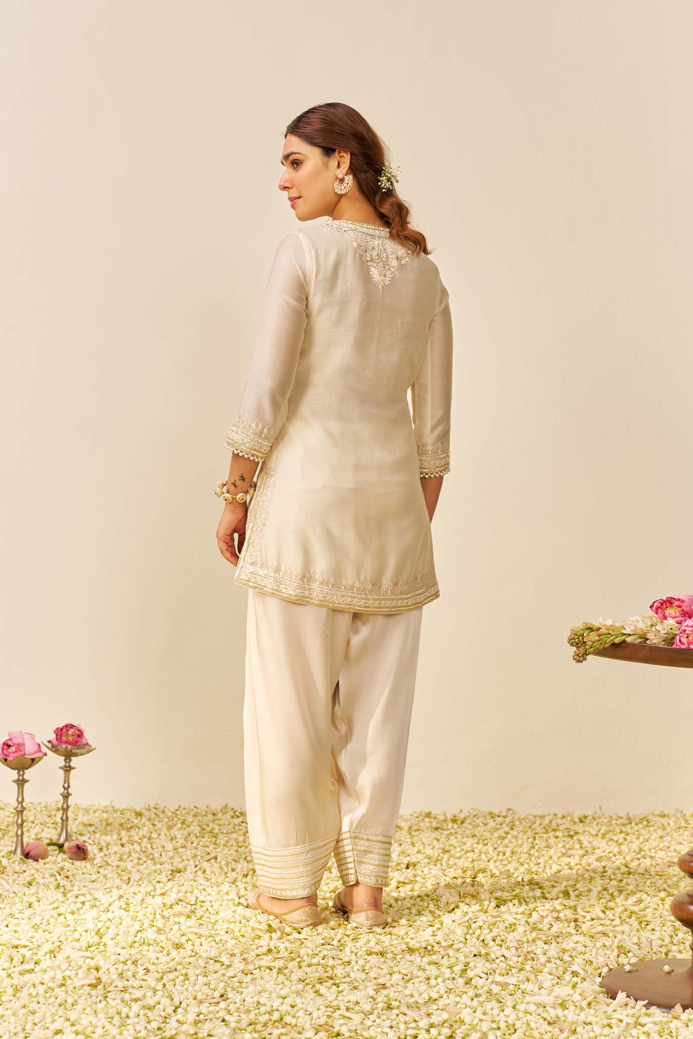 SARA - SHORT KURTA WITH  SALWAR