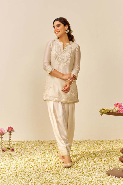 SARA - SHORT KURTA WITH  SALWAR