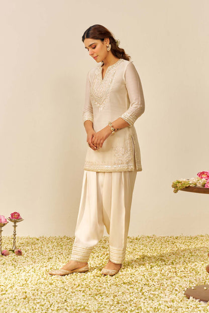 SARA - SHORT KURTA WITH  SALWAR