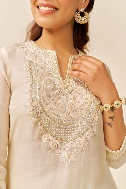 SARA - SHORT KURTA WITH  SALWAR
