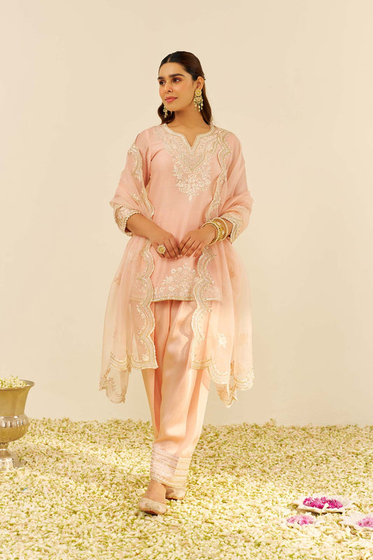 HANIYA - SHORT KURTI WITH SALWAR