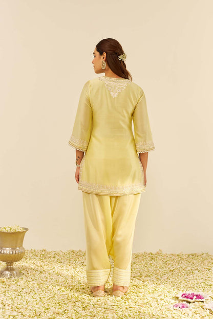 SARA - SHORT KURTA WITH  SALWAR