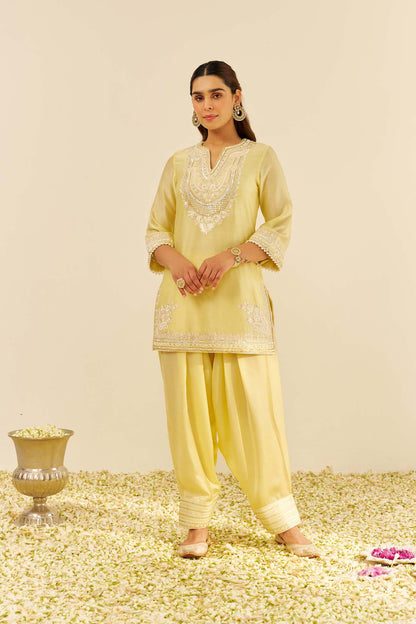 SARA - SHORT KURTA WITH  SALWAR