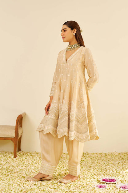 MEERAM - SHORT ANARKALI WITH SALWAR