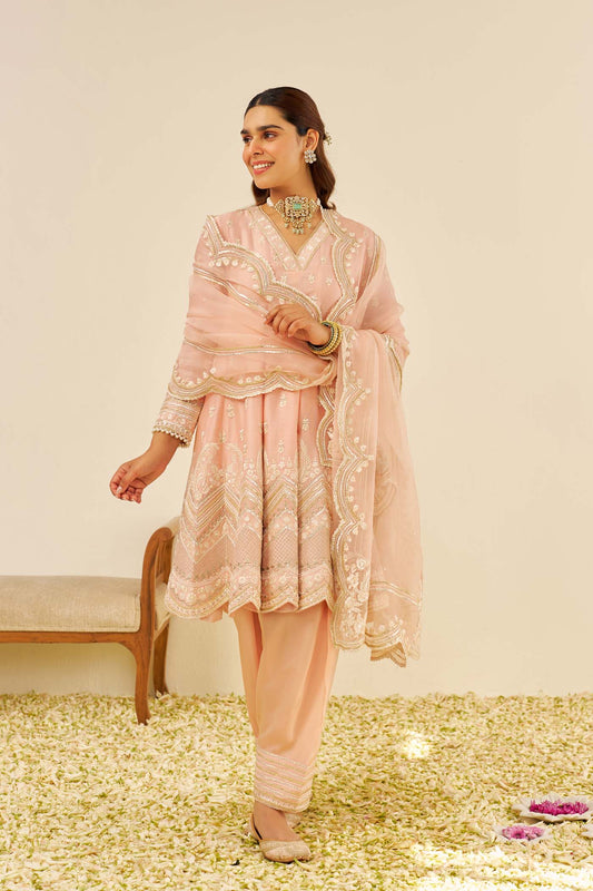 MEERAM - SHORT ANARKALI WITH SALWAR