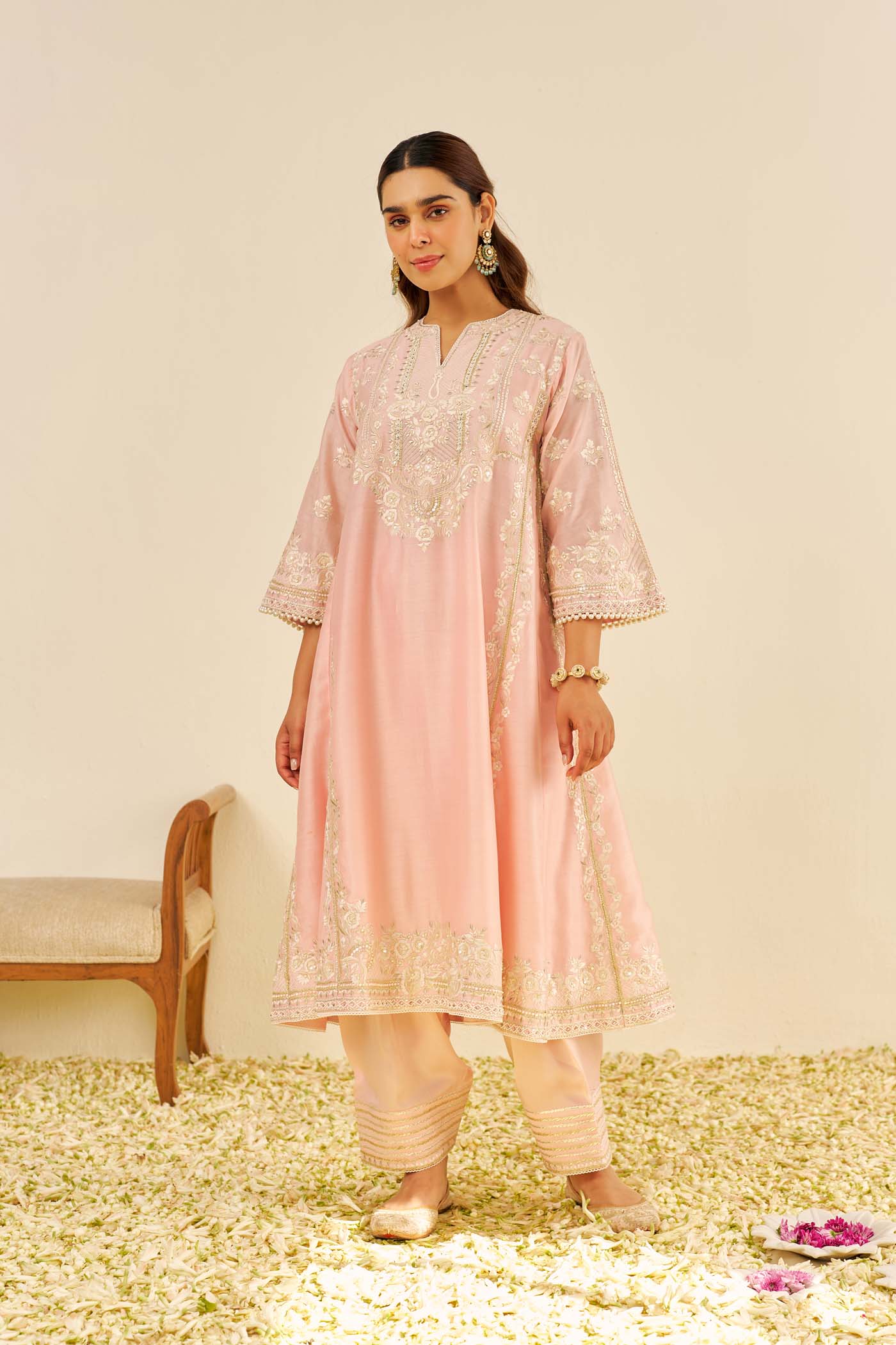 Maziya - Long Chauga With Salwar