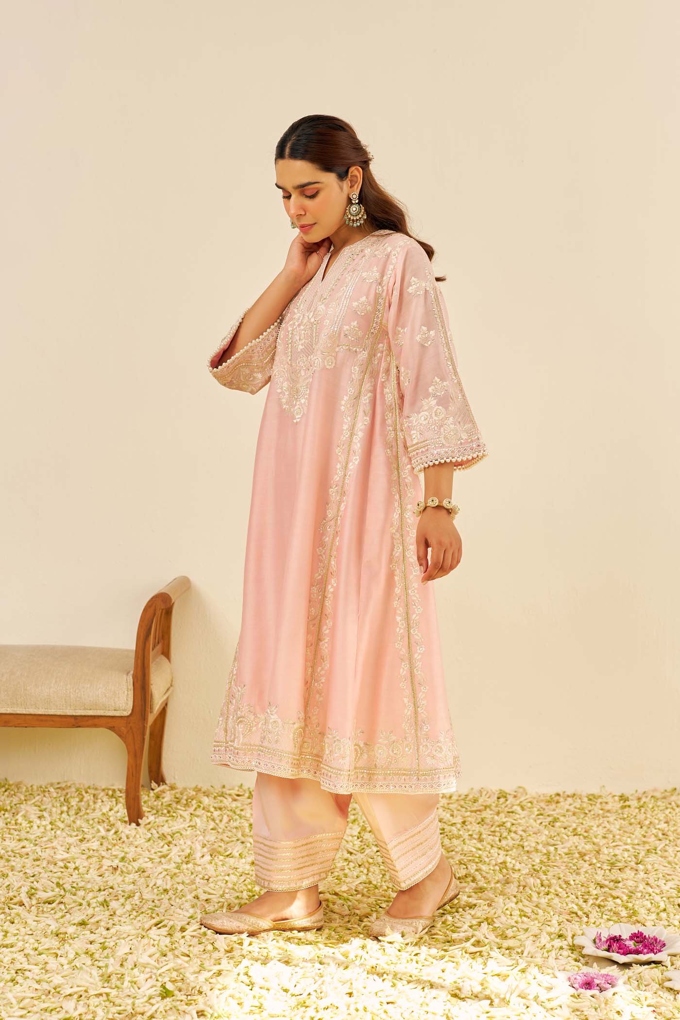 Maziya - Long Chauga With Salwar