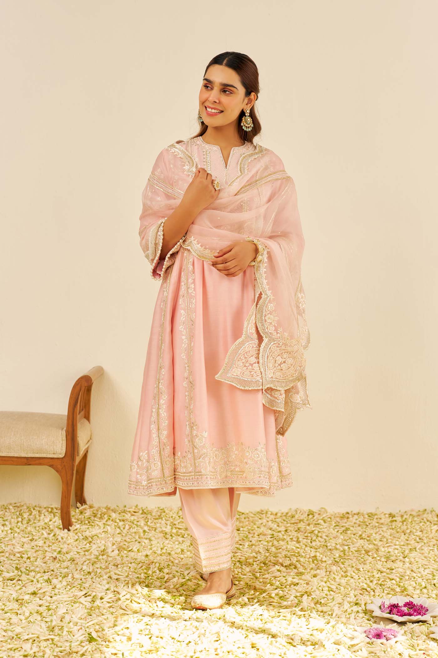 Maziya - Long Chauga With Salwar