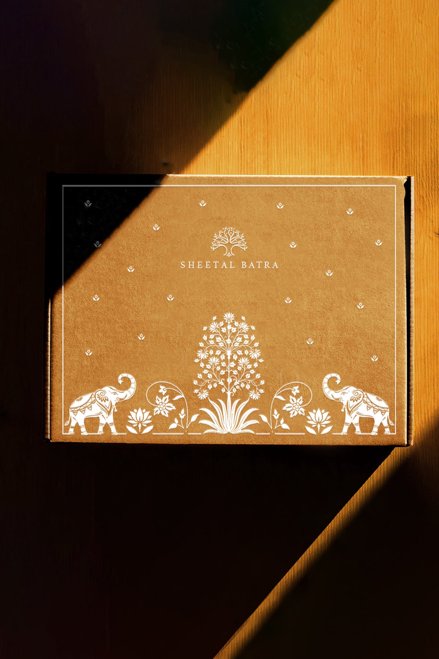 Misam - Burnt Orange Long A-line Kurta with Palazzo