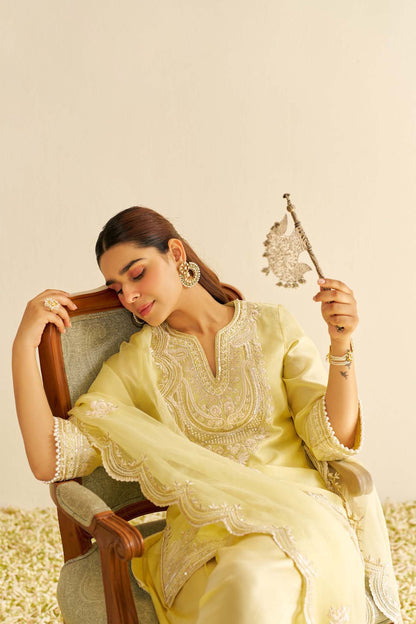 SARA - SHORT KURTA WITH  SALWAR