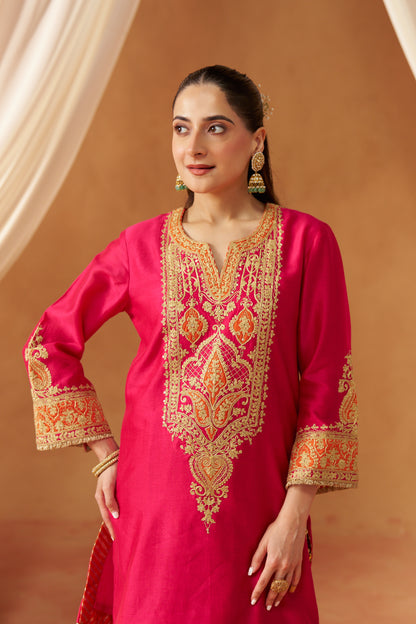 Adeela - Hot Pink Kurta with Salwar