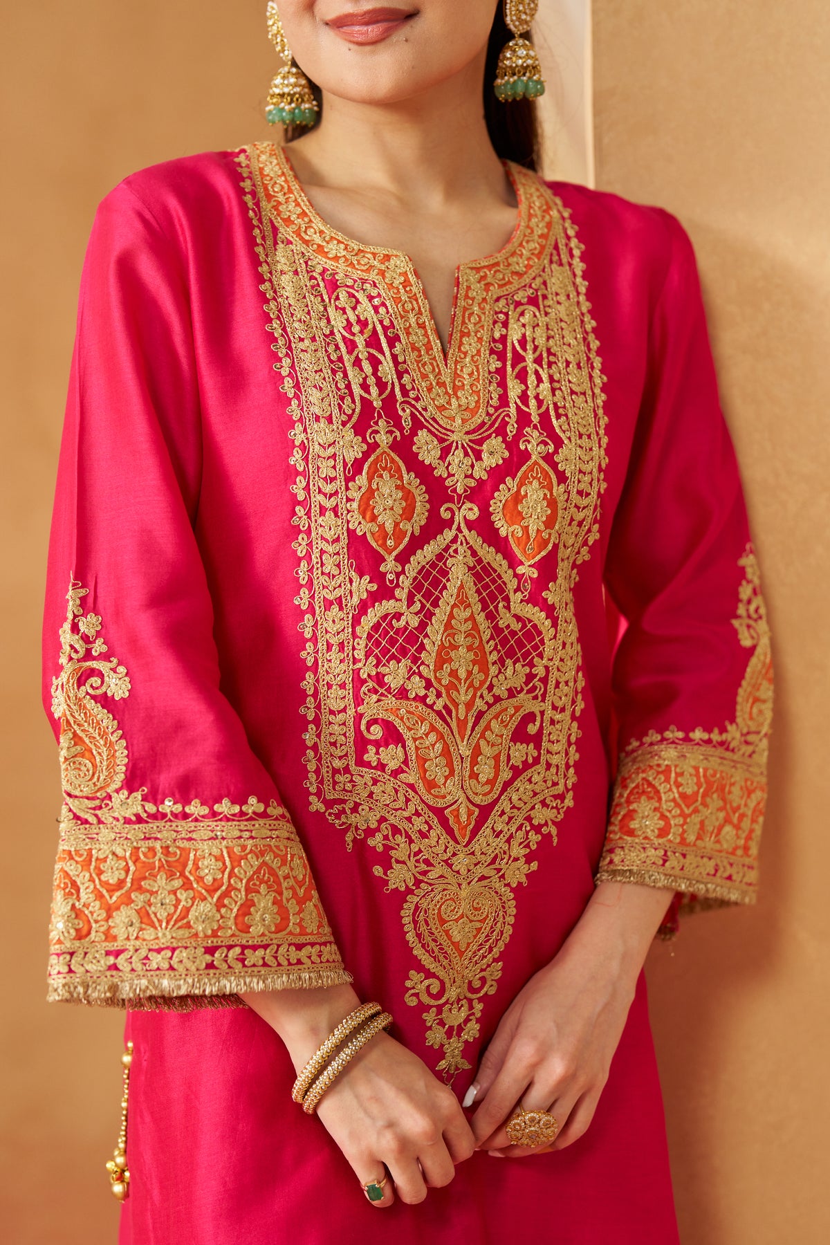 Adeela - Hot Pink Kurta with Salwar