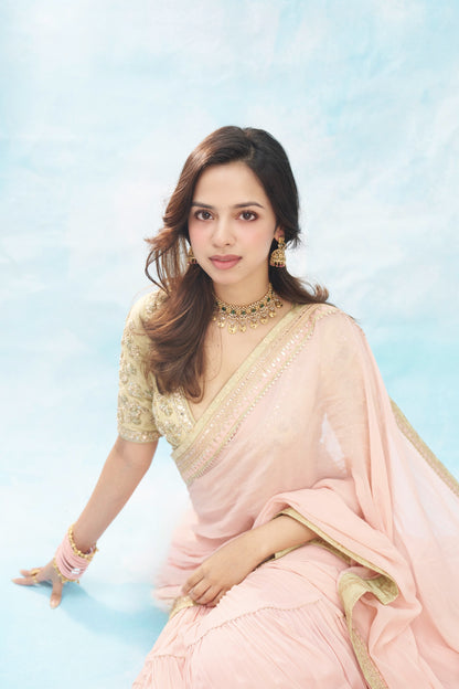 Nitanshi Goel in Iraaya Saree Set