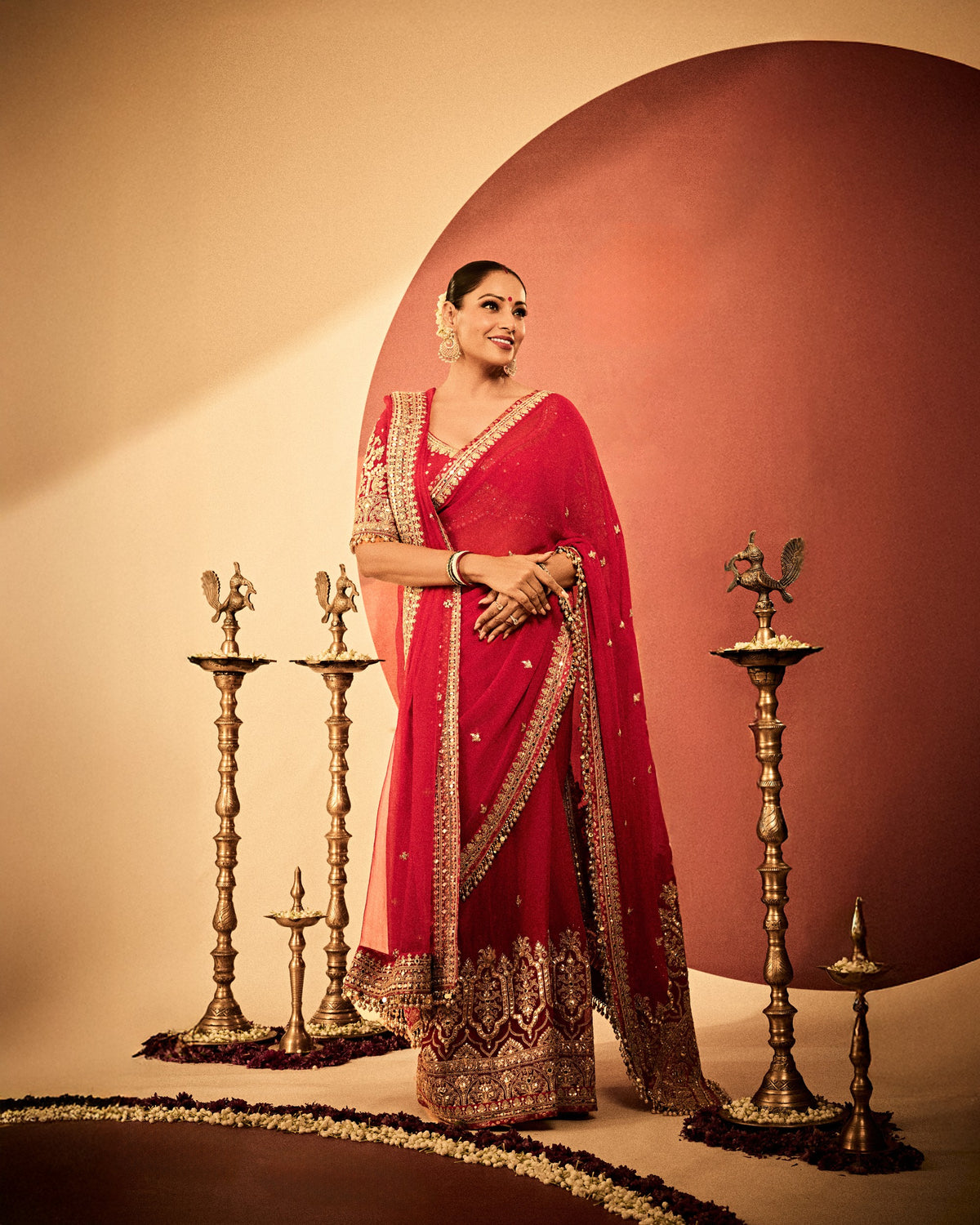 Bipasha Basu in Shivani Saree Set