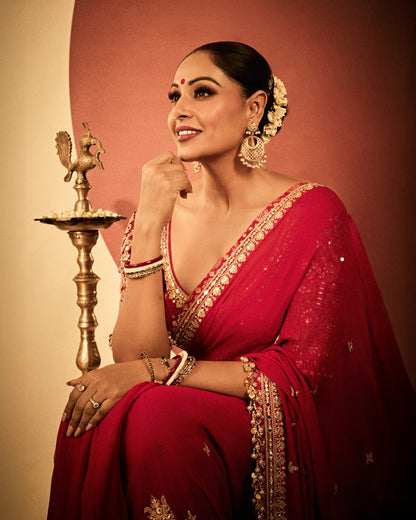 Bipasha Basu in Shivani Saree Set