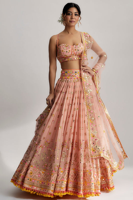 Ruah Gathered Lehenga Set